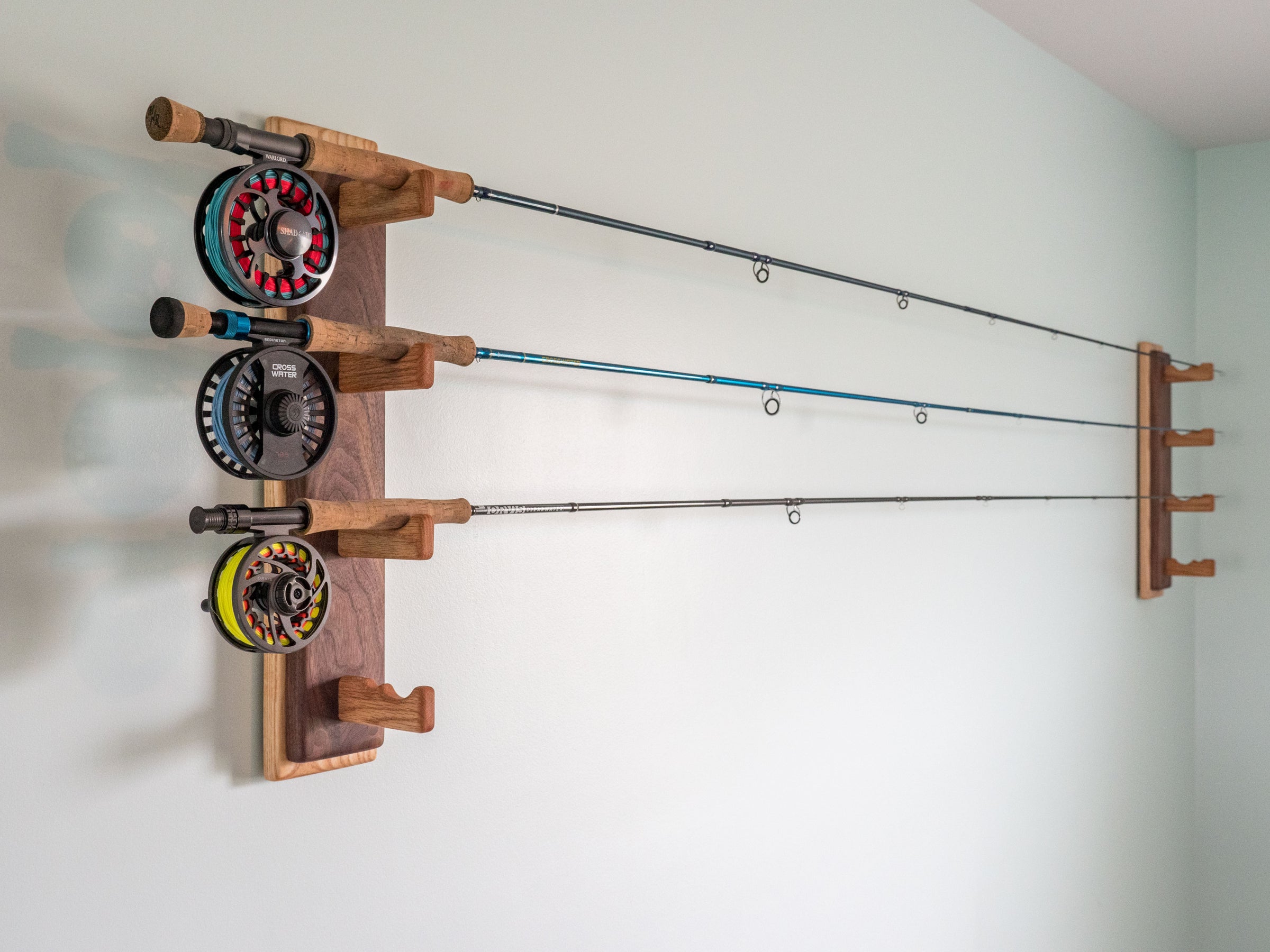 Fly Fishing Rod Wall Rack | Windlass Woodworks Fly Fishing Rod Wall Rack | Windlass Woodworks